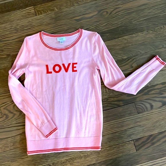 Old Navy Sweaters Old Navy Classic Crew Love Sweater Poshmark